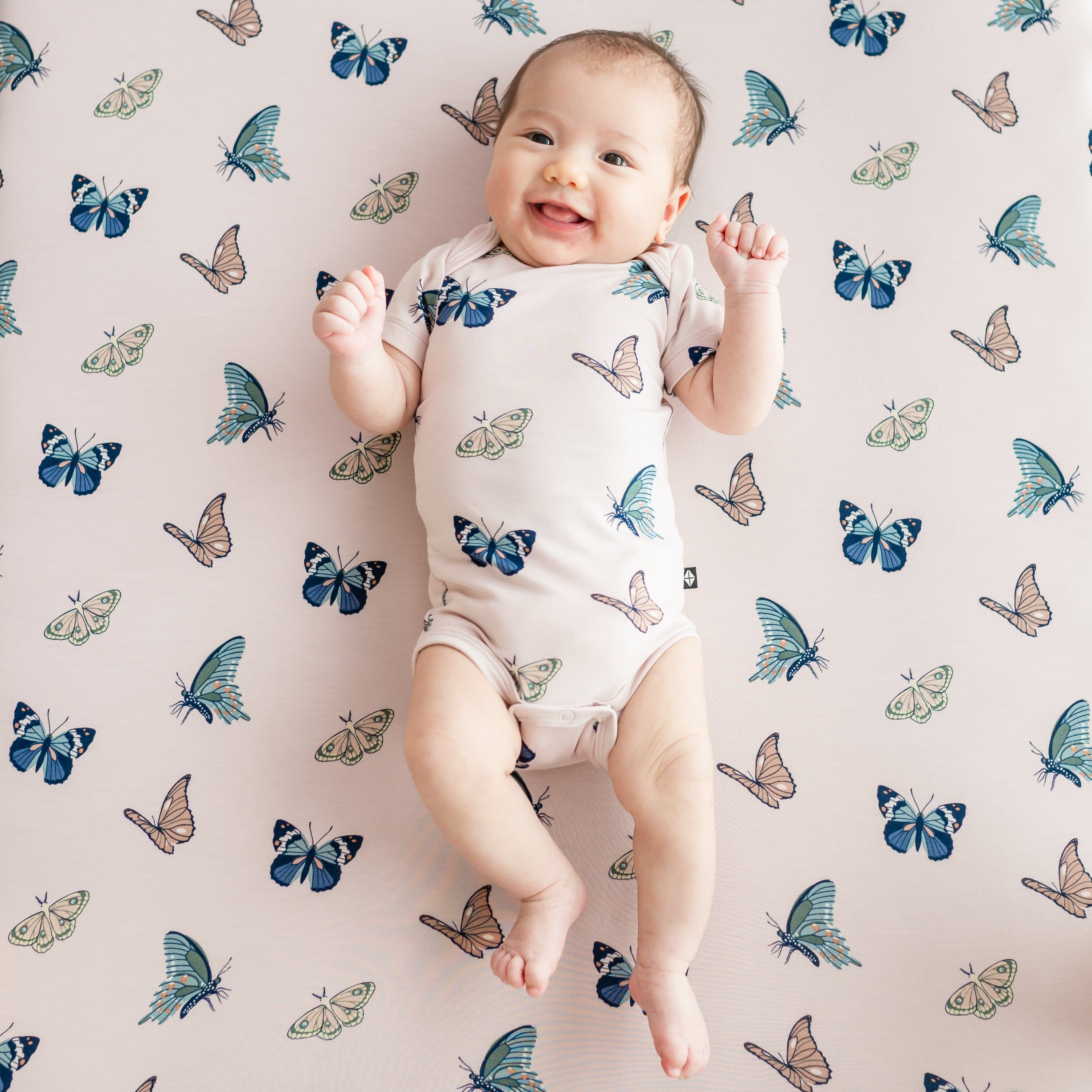 Bodysuit in Blush Butterfly