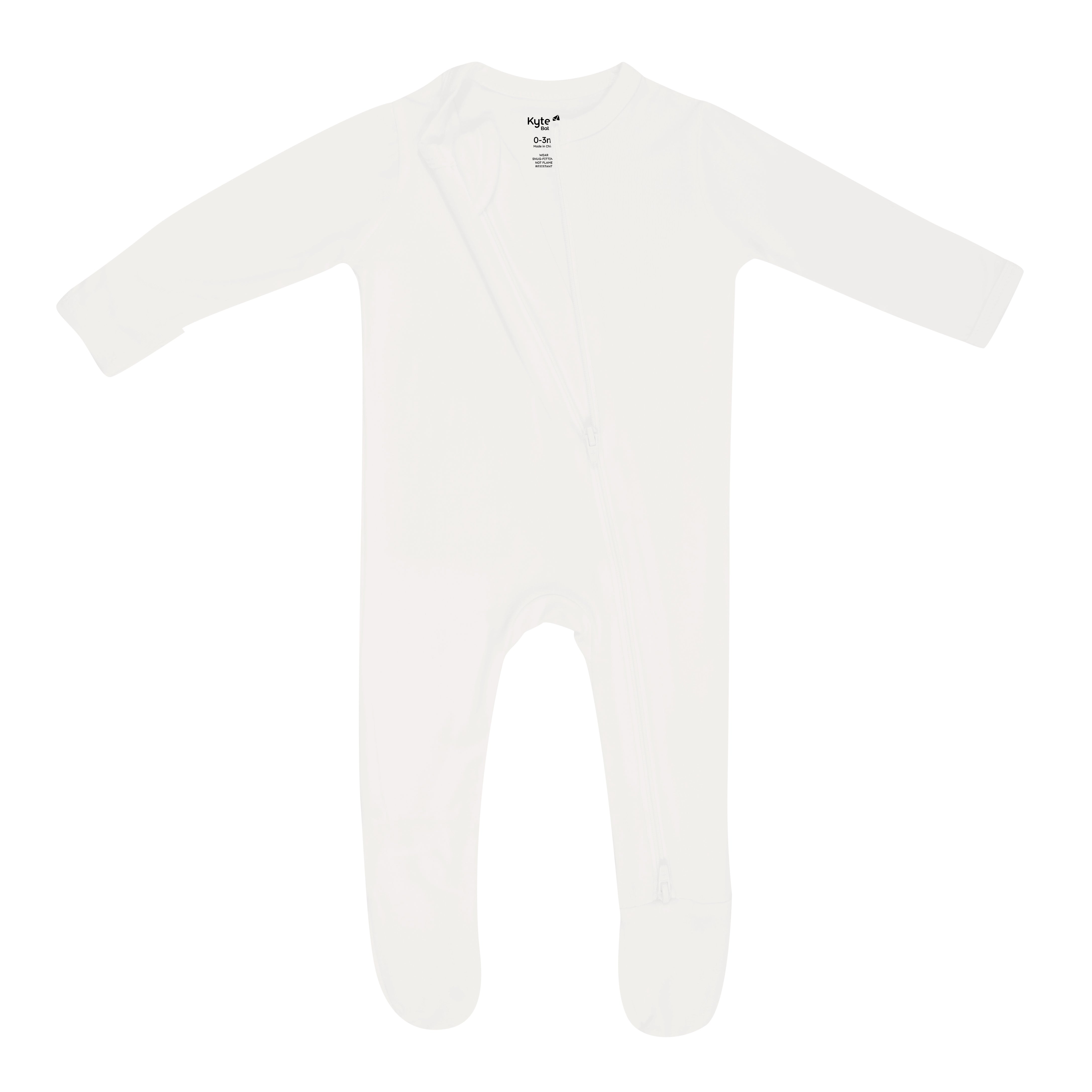 Zippered Footie in Cloud