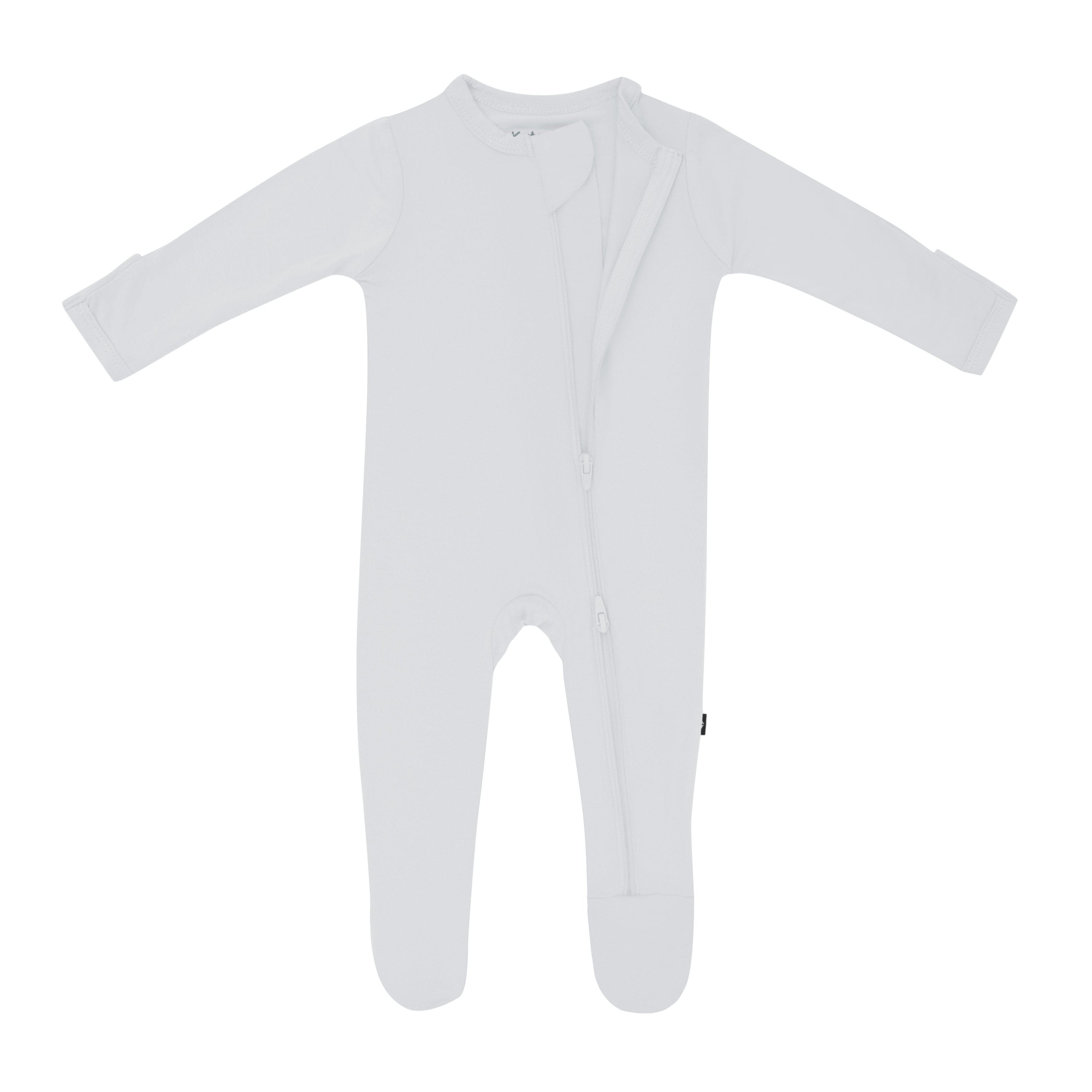 Zippered Footie in Storm